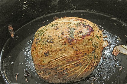 Schweinebraten mit Kr&auml;uterkruste
