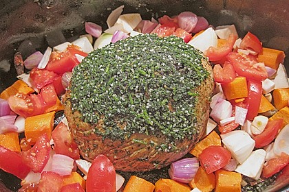 Schweinebraten mit Kr&auml;uterkruste 1