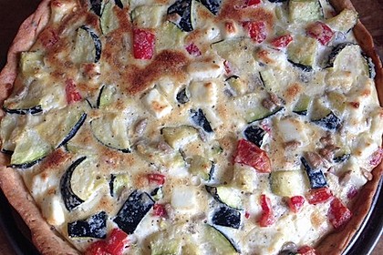 Schafskäse - Zucchini - Quiche 45