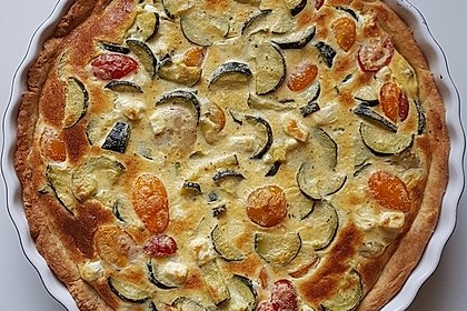 Schafskäse - Zucchini - Quiche 97