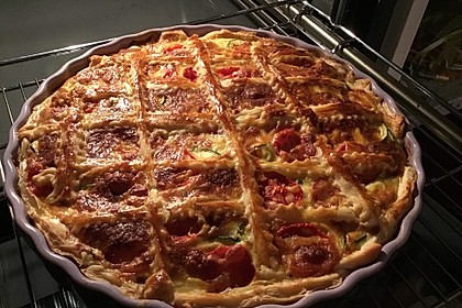 Schafskäse - Zucchini - Quiche 96