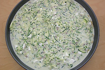 Schafskäse - Zucchini - Quiche 130