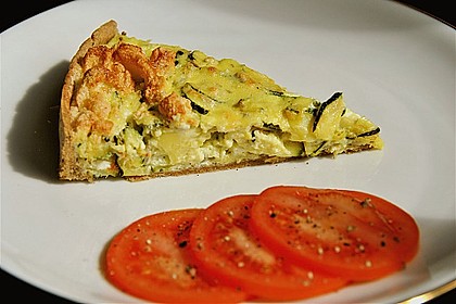 Schafskäse - Zucchini - Quiche 6