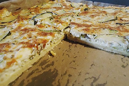 Schafskäse - Zucchini - Quiche 124