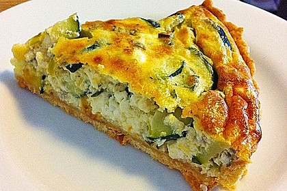 Schafskäse - Zucchini - Quiche 9