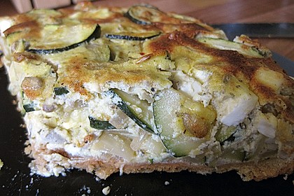 Schafskäse - Zucchini - Quiche 37