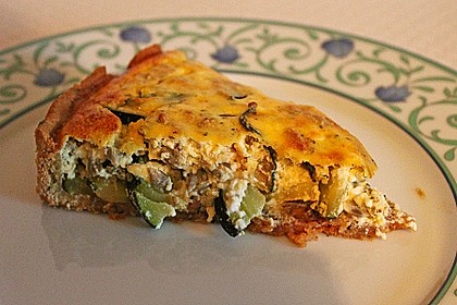 Schafskäse - Zucchini - Quiche 22