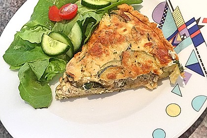 Schafskäse - Zucchini - Quiche 90