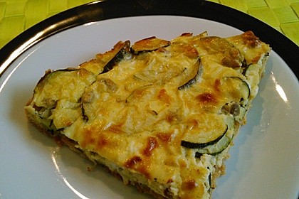 Schafskäse - Zucchini - Quiche 8
