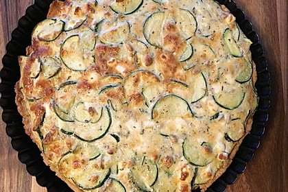 Schafskäse - Zucchini - Quiche 95