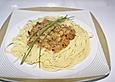 Steinpilzsauce zu Spaghetti