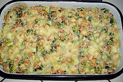 Blumenkohl - Brokkoli - Auflauf mit Nudeln 3