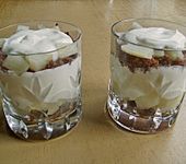 Birnen - Schmand - Schichtdessert (Bild)