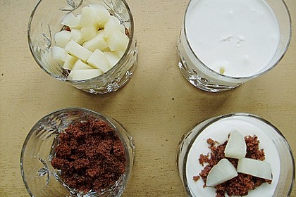 Birnen - Schmand - Schichtdessert 12