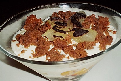 Birnen - Schmand - Schichtdessert 6