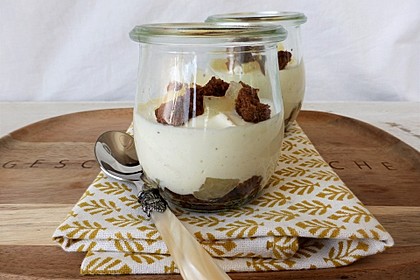 Birnen - Schmand - Schichtdessert