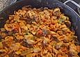 Mediterrane Nudelpfanne mit Paprika und Brokkoli