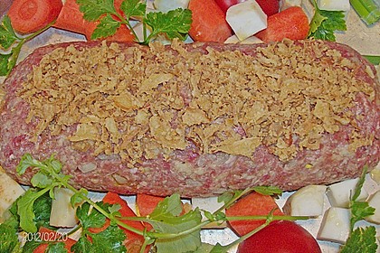 Hackbraten mit Porreef&uuml;llung 6