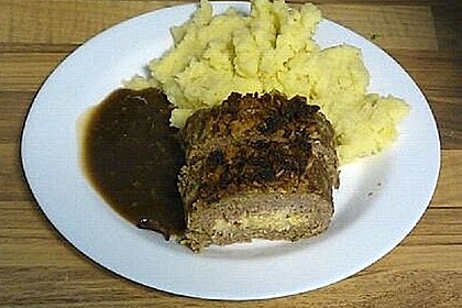 Hackbraten mit Porreef&uuml;llung 12