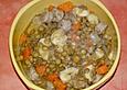 Linsensuppe mit Bananen