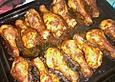 Lecker w&uuml;rzige H&auml;hnchenkeulen (auch als Schenkel oder Chicken Wings)