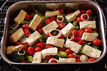 Brokkoli - Auflauf mit Feta