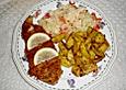 Knusperschnitzel mit Krautsalat