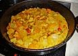 H&auml;hnchengeschnetzeltes mit fruchtiger Curryso&szlig;e