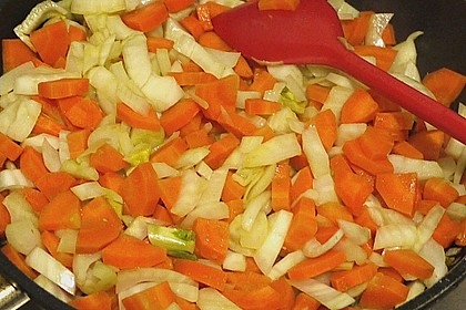 Sanft gegarter Lachs auf Möhren - Orangen - Fenchel - Gemüse 17