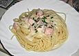 Tortelloni mit Lachs - Sahne - Sauce