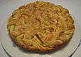 Apfel - Streuselkuchen mit Vanillepudding