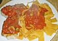 Schweineschnitzel mit Basilikum und Oliven