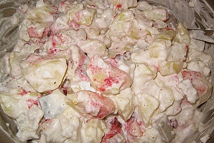 Heringssalat mit Preiselbeeren 2