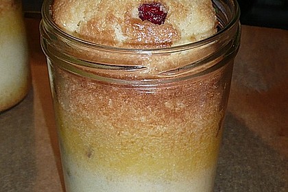 Violetter Glaskuchen mit Hibiskus und Cranberry 1