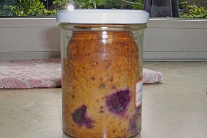 Violetter Glaskuchen mit Hibiskus und Cranberry 4