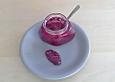 Himbeermarmelade mit Geist