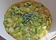 Lauwarmer Kartoffel - Gurkensalat
