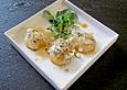 Gebratene Birne mit Gorgonzola