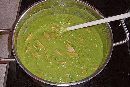 Frische Erbsensuppe 2