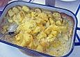 &Uuml;berbackene Kr&auml;uter - Kartoffeln