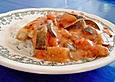 Fisch mit Zucchini - Tomatensauce