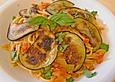 Spaghetti mit Auberginen