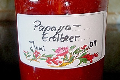 Papaya - Erdbeer - Konfit&uuml;re 1