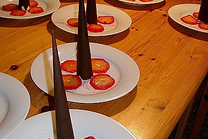 Grand Marnier-Parfait mit Gew&uuml;rzorangen