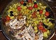 Seelachsfilet auf mediterranen Kr&auml;uterkartoffeln