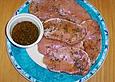 Putensteak mit Tomaten und K&auml;se &uuml;berbacken