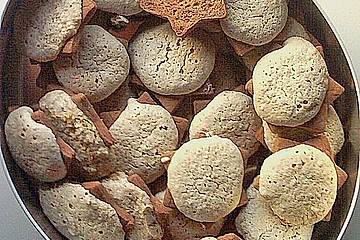 Schokoladensterne mit Walnussbaiser