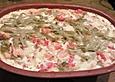 Butternudeln mit Lachs und Mozzarella