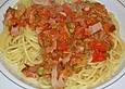 Spaghetti auf kreolische Art