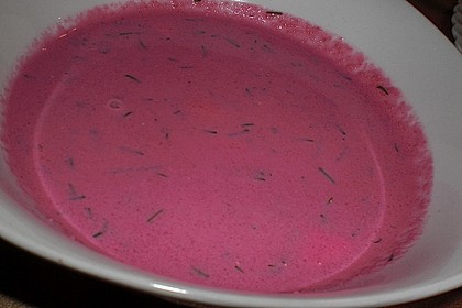 Litauische Rote - Bete - Suppe (kalt) 12